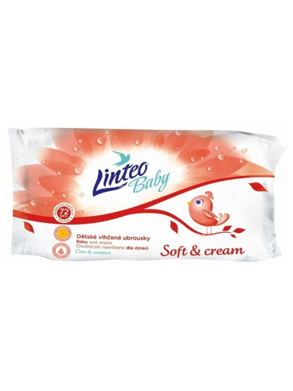 Vlhčené ubrousky Linteo  - 72 ks