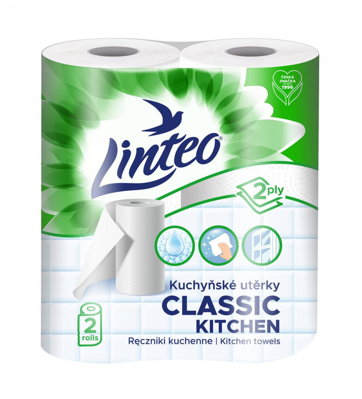 Linteo Classic Kuchyňské utěrky 2vrstvé