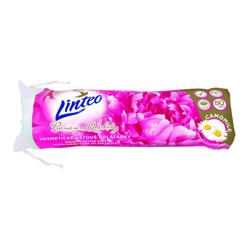 Linteo Premium odličovací tampony Camomile 80 ks
