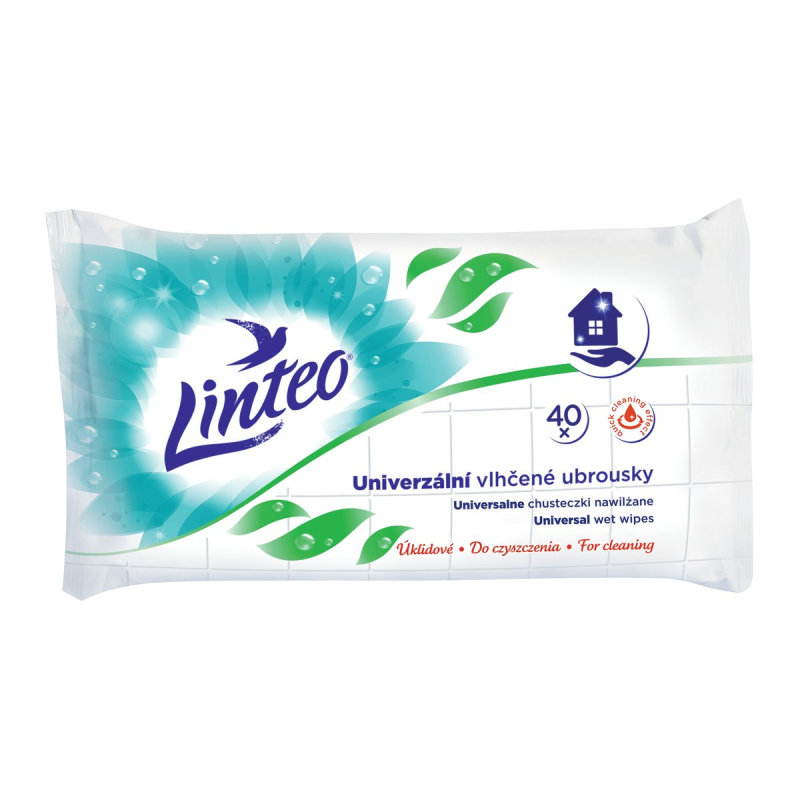 Linteo Vlhčené úklidové ubrousky univerzální