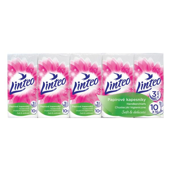 Papírové kapesníčky - Linteo Satin, 10 balíčků