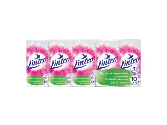 Papírové kapesníčky - Linteo Satin, 10 balíčků