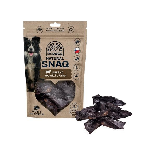 Meat Care Natural Snaq Hovězí játra sušená 100 g