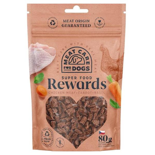 REWARDS DOG kuřecí s mrkví a bazalkou 80g