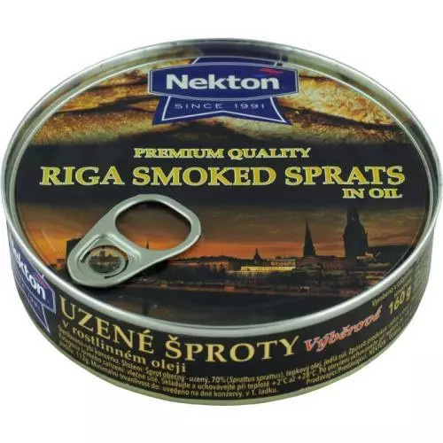 Šproty uzené výběrové v oleji 160g