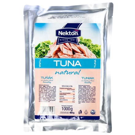 Nekton Tuňák kousky 1000 g - ve vlastní šťávě