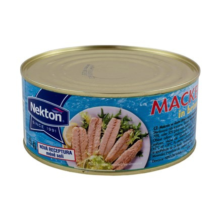 Nekton Makrela v mírně slaném nálevu 900 g