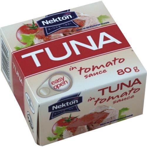 Nekton Tuňák celý 80 g - v rajčatové omáčce