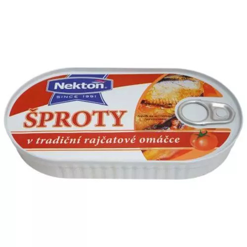 Nekton šproty v tradiční rajčatové omáčce 170g