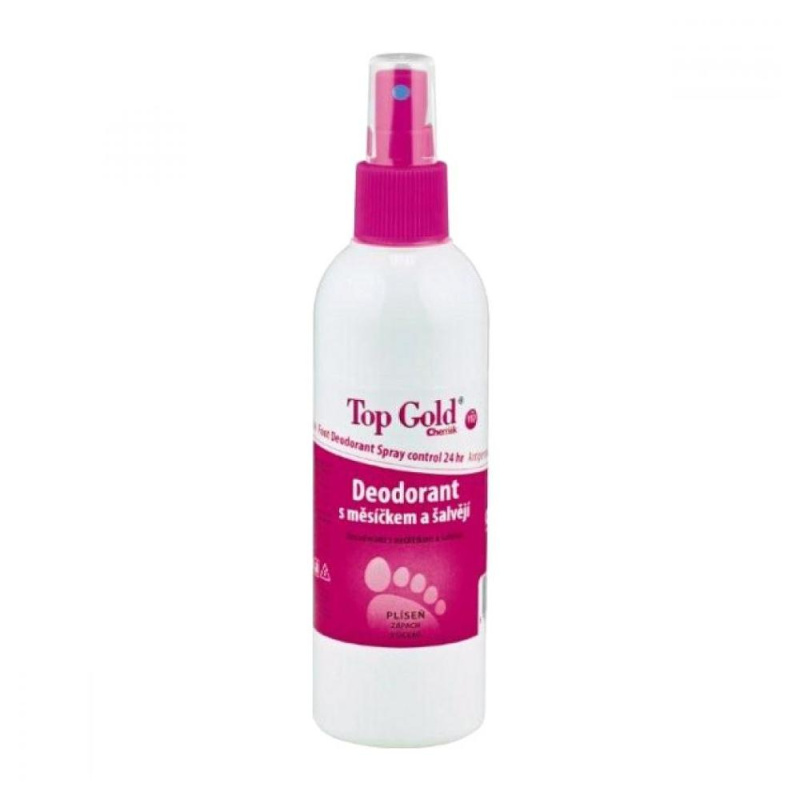 TOP GOLD Deo.s měsíčkem+šalvějí+Tea Tree Oil 150g