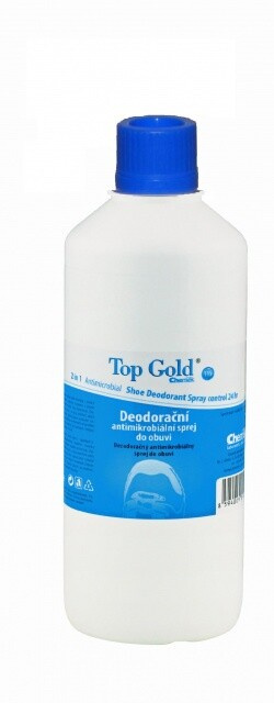 TOP GOLD Deodorant antimikrobiální sprej do obuvi náhradní náplň 1000ml