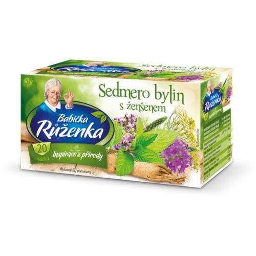 Babička Růženka čaj 7bylinženšen 40g