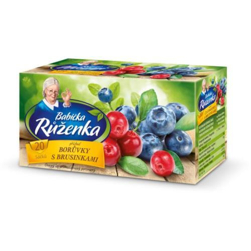 Babička Růženka čaj borůvkybrusinky 40g