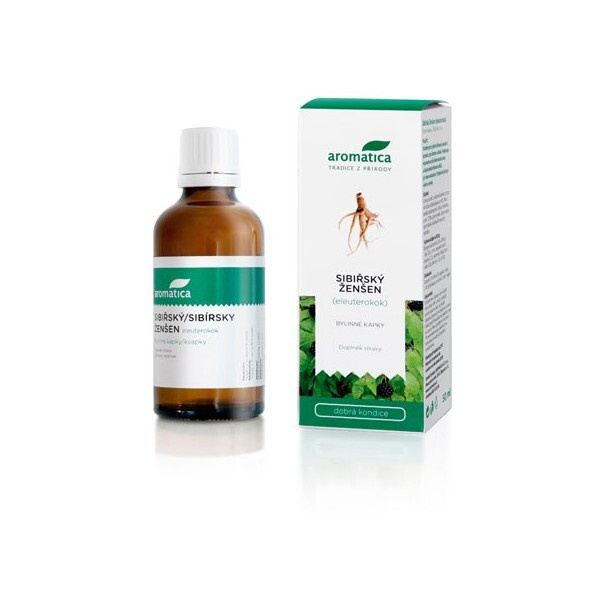AROMATICA Sibiřský ženšen Eleuterokok bylinné kapky 50 ml