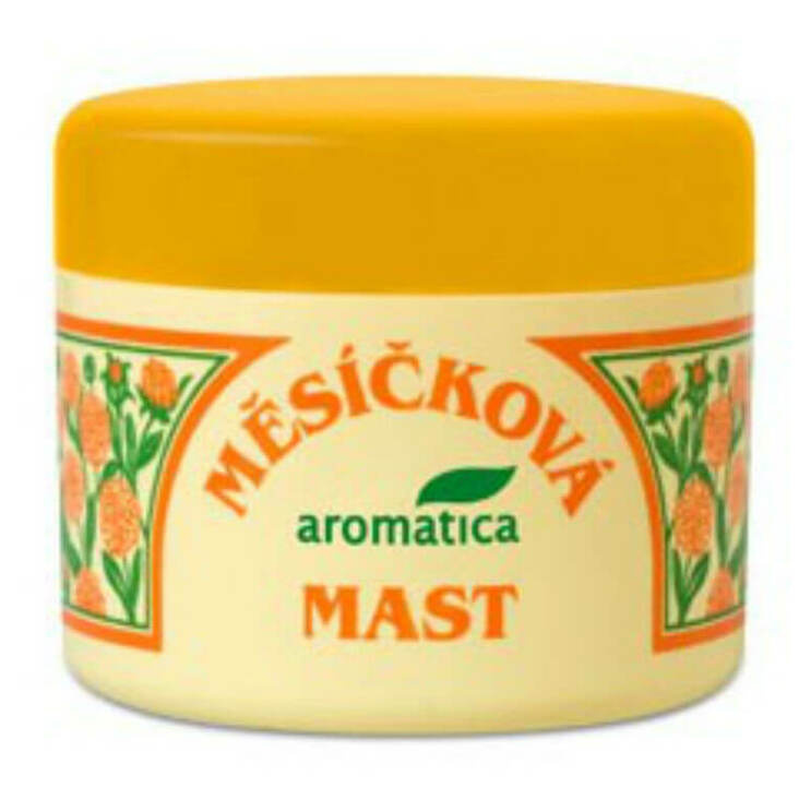 Aromatica Tradice z přírody Měsíčková mast mast pro regeneraci pokožky 100 ml