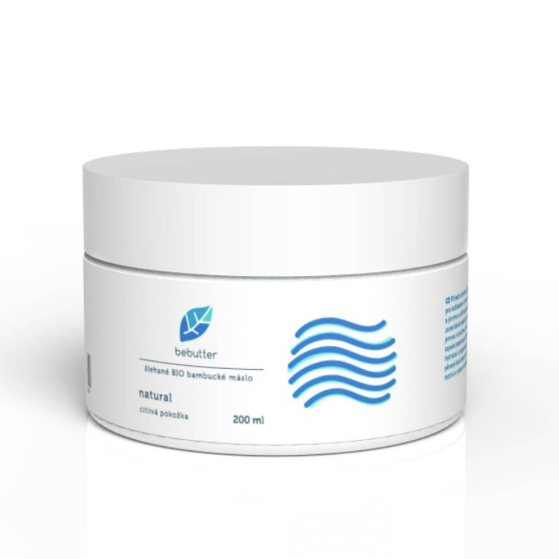 Bebutter BIO bambucké máslo pro citlivou pokožku 200 ml