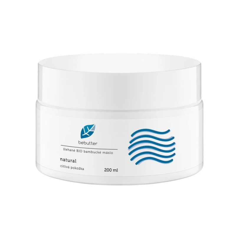 Bebutter BIO bambucké máslo pro citlivou pokožku 200 ml