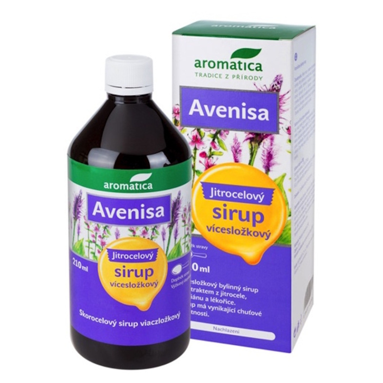 AROMATICA Avenisa tymiánový sirup s jitrocelem 210 ml