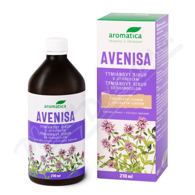 AROMATICA Avenisa tymiánový sirup s jitrocelem 210 ml