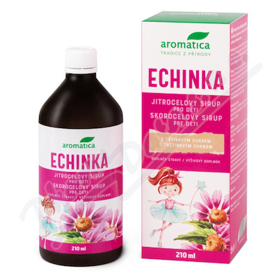 AROMATICA Echinka jitrocelový sirup s echinaceou pro děti 210 ml