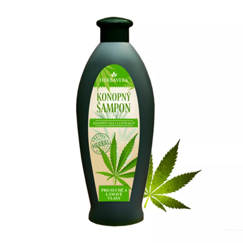 Herbavera Konopný šampon na vlasy, 550 ml