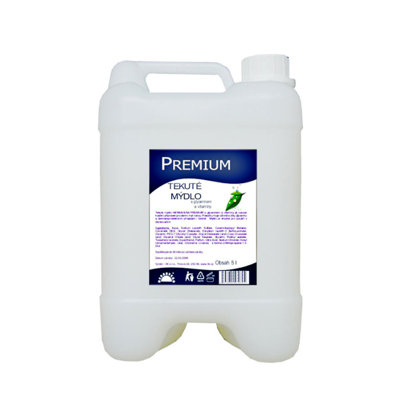 HERBAVERA Tekuté mýdlo PREMIUM, 5000 ml