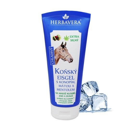 HERBAVERA Koňský balzám Eisgel s mátou a mentholem 200 ml