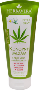 HERBAVERA Konopný balzám s Aloe Vera 200 ml