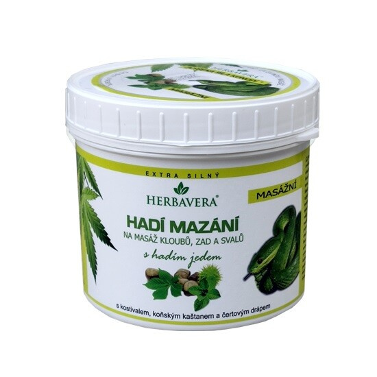 HERBAVERA Hadí mazání, 500 ml