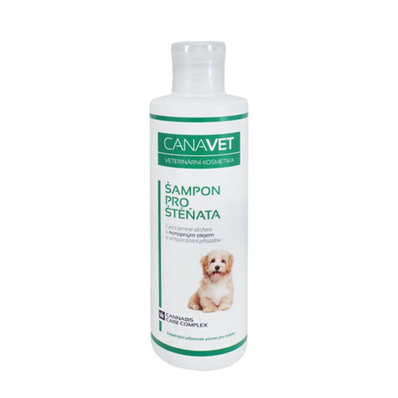 CANAVET šampon pro štěňata s antipar.přísadou Canabis 250 ml