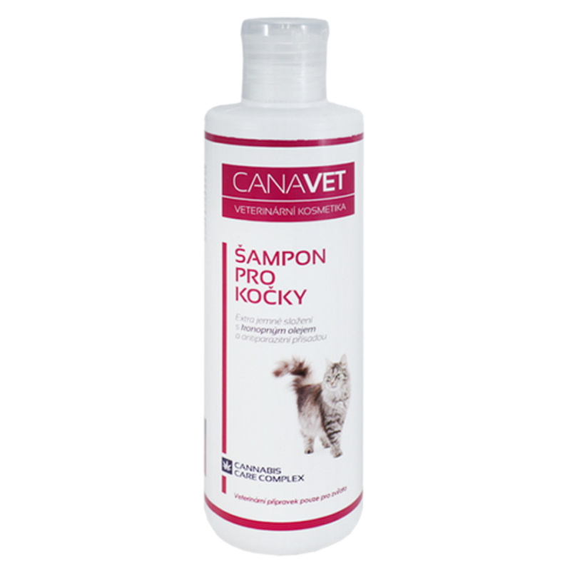 Herbavera CANAVET – přírodní šampon pro kočky, 250 ml