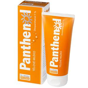 Dr. Müller Panthenol tělové mléko 7% hydratační mléko po opalování 200 ml