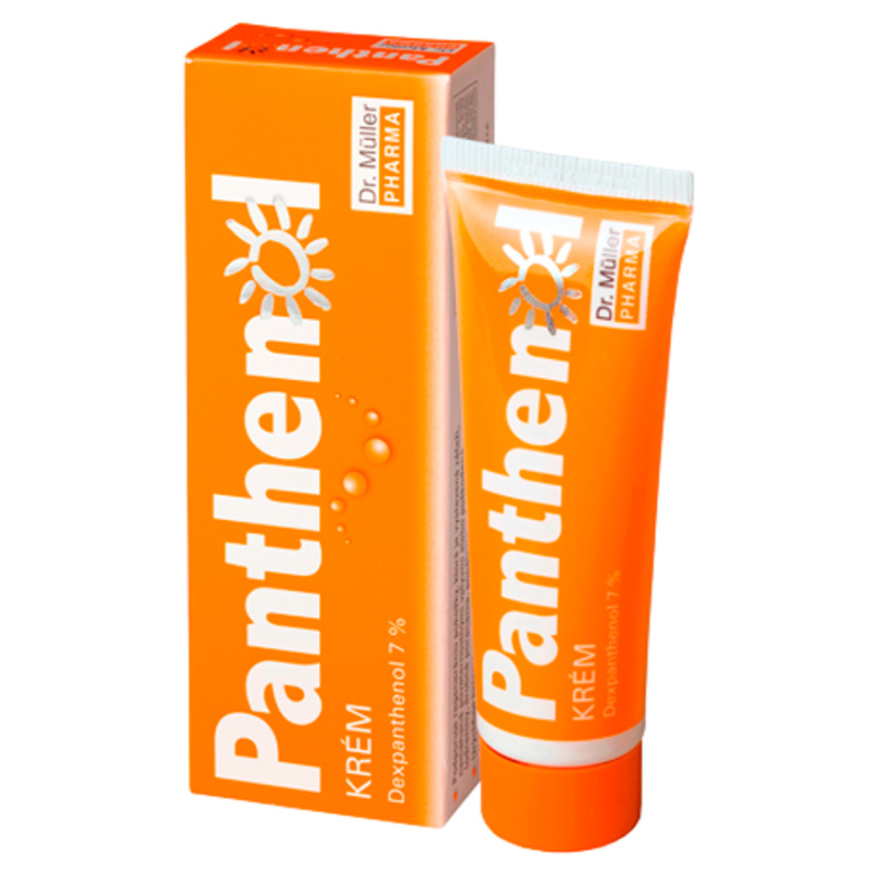 Dr. Müller Panthenol krém 7% hydratační a zklidňující krém po opalování 30 ml