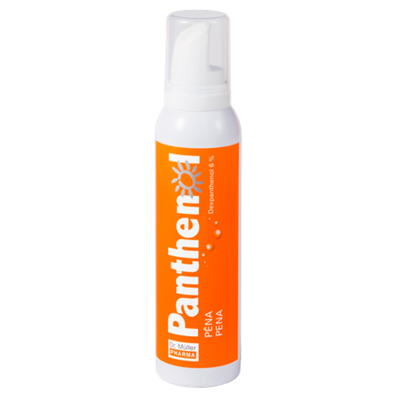 Dr. Müller Panthenol pěna 6% hydratační pěna s chladivým účinkem 150 ml