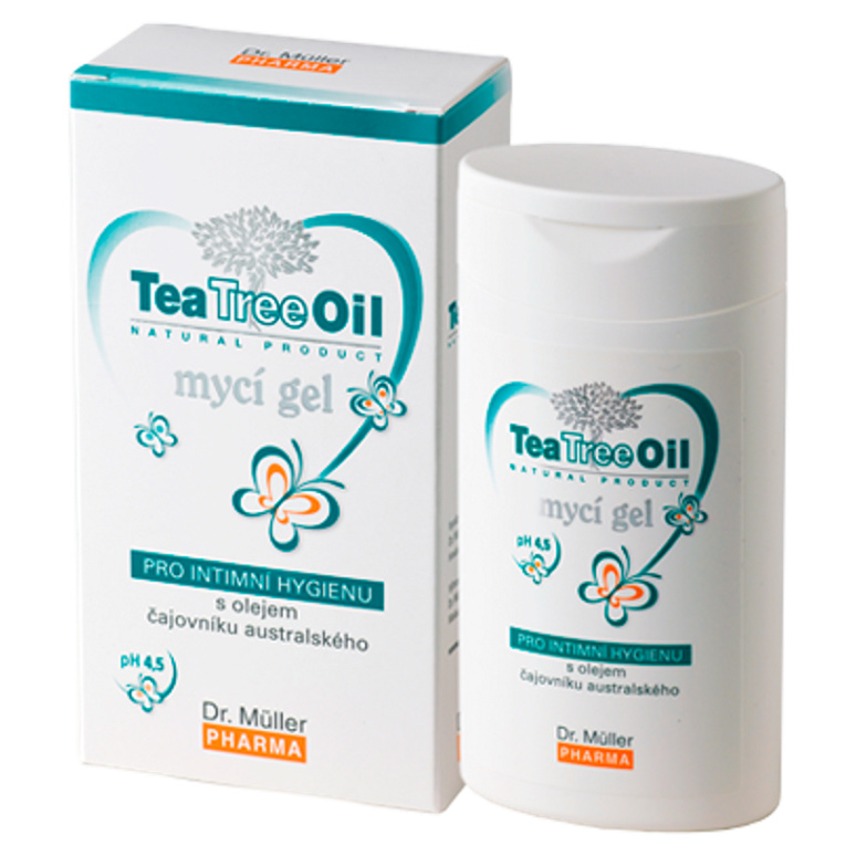 Dr.Müller Tea Tree oil mycí gel pro intimní hygienu 200 ml