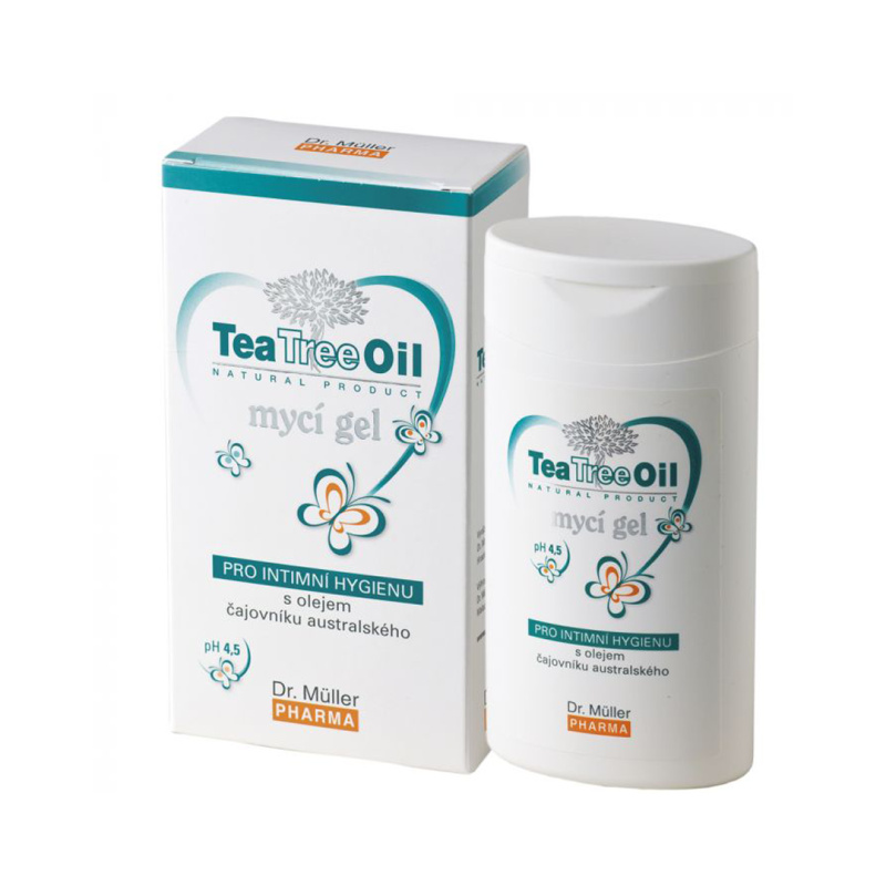 Dr.Müller Tea Tree oil mycí gel pro intimní hygienu 200 ml