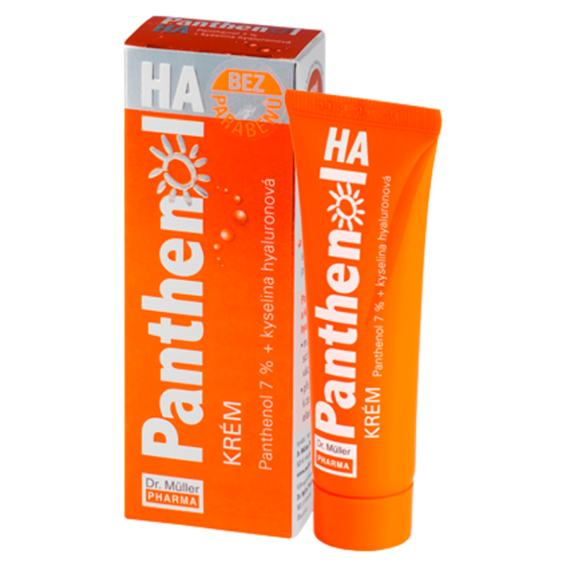 Dr. Müller Panthenol HA krém 7% krém po opalování s kyselinou hyaluronovou 30 ml