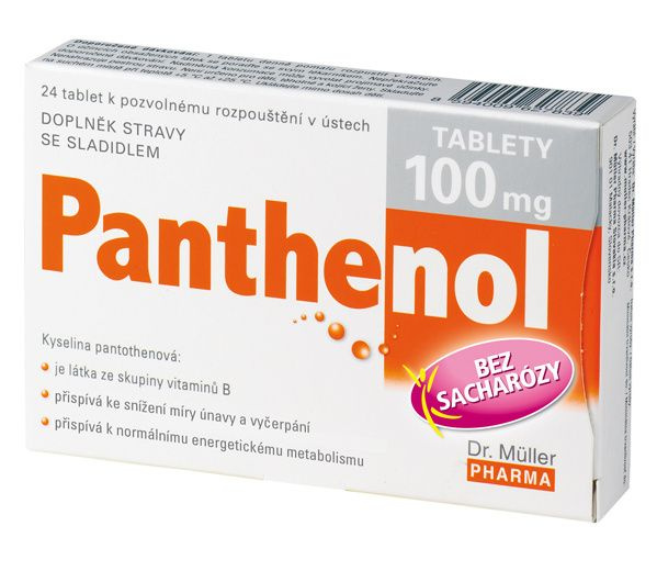 DR. MÜLLER Panthenol tablety 100 mg 24 tablet
