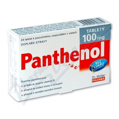 DR. MÜLLER Panthenol tablety 100 mg 24 tablet