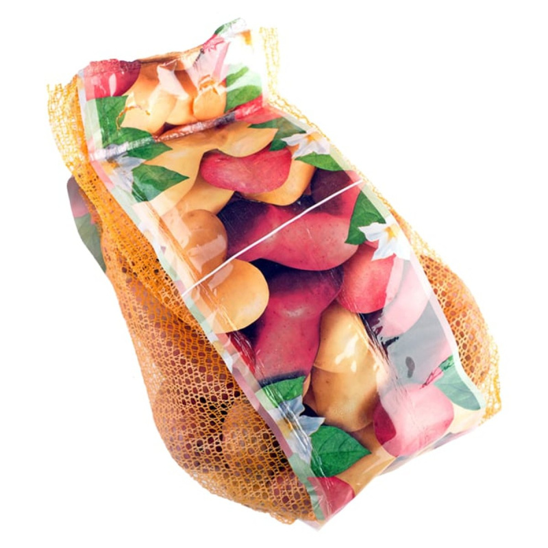 Brambory červené rané prané, síť