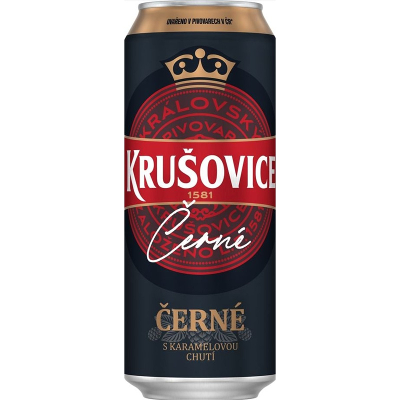 Krušovice Černé plech