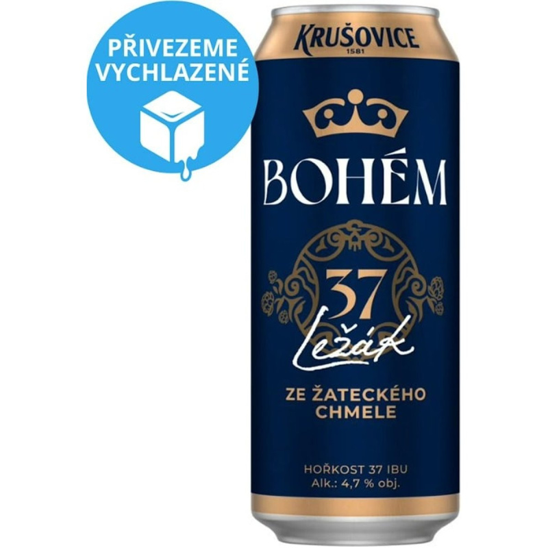 Krušovice Bohém plech
