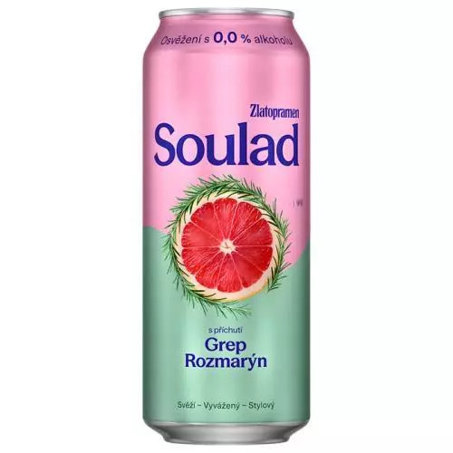 Zlatopramen Soulad nealko grep rozmarým 0,5L