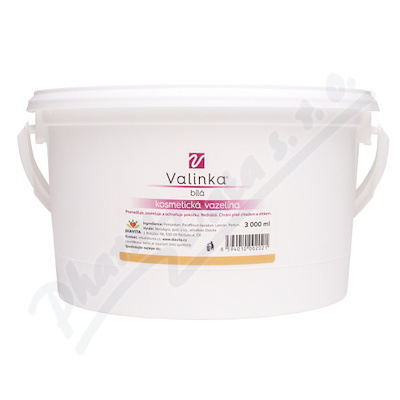 VALINKA Bílá kosmetická vazelína Objem:: 3000 ml