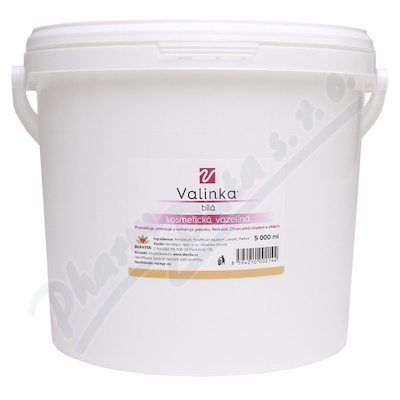 VALINKA Bílá kosmetická vazelína Objem:: 5000 ml