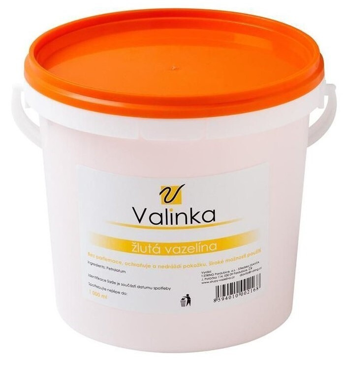 VALINKA Žlutá vazelína Objem:: 1000 ml
