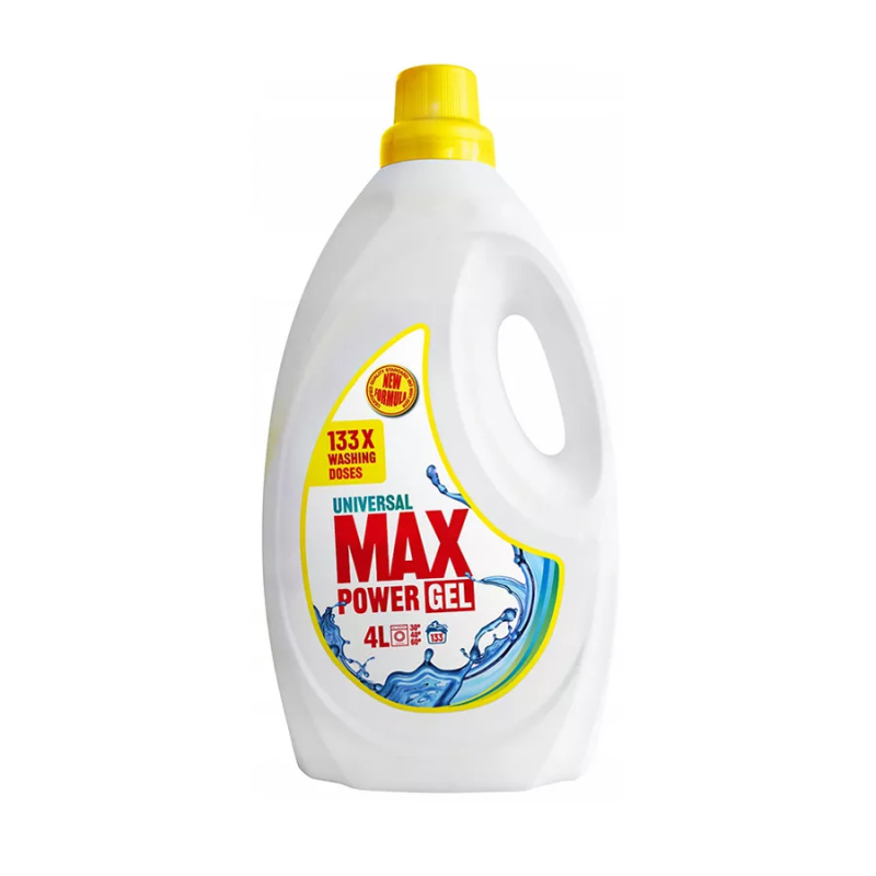 Max Power gel tekutý prací prostředek UNIVERSAL 4 L