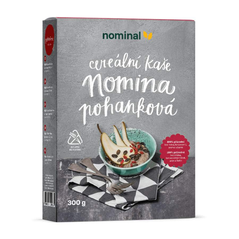 NOMINAL Nomina cereální kaše pohanková bez lepku 300 g