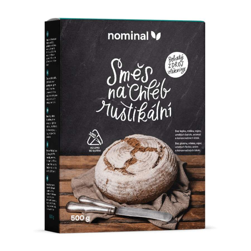 NOMINAL Rustikální směs na chléb bez lepku 500 g