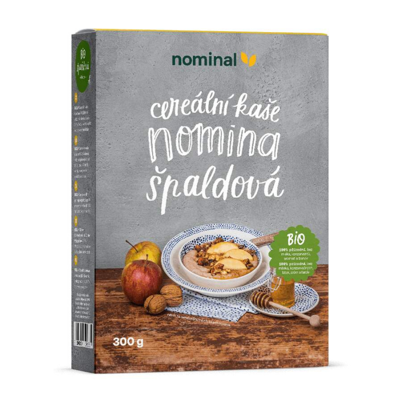 NOMINAL Cereální kaše Nomina špaldová 300 g BIO